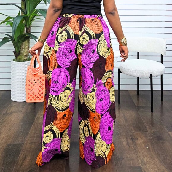 Karisma Ankara African Print Baggy Pants - Picture 2 of 4